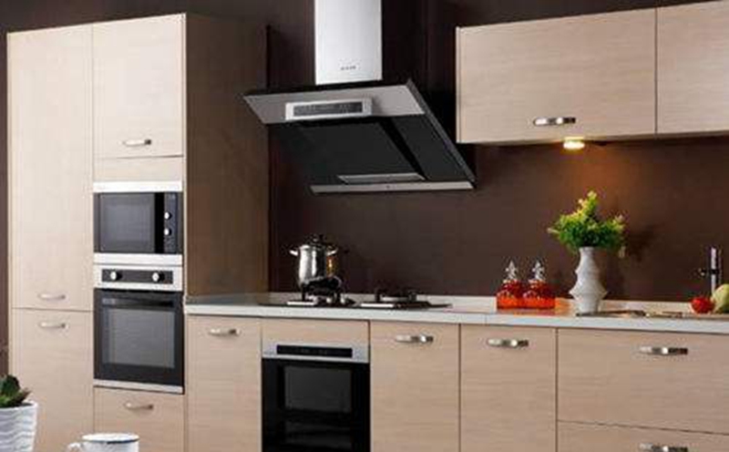 定制櫥柜吸油煙機安裝，星空梵高櫥柜