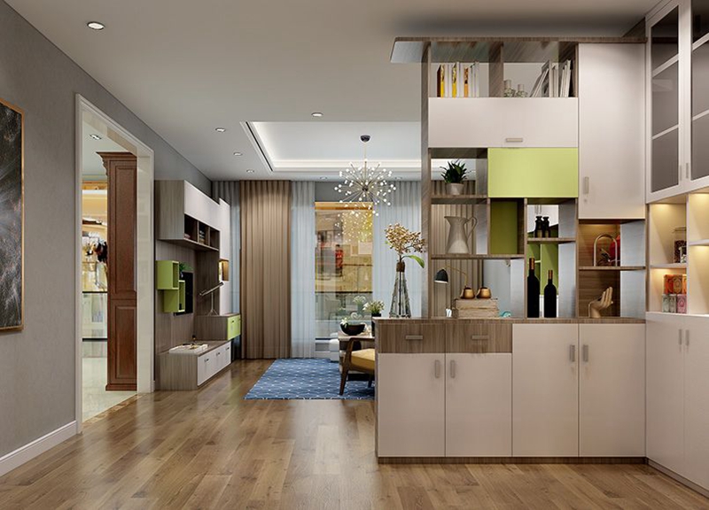 玄關(guān)柜定制，星空梵高全屋定制