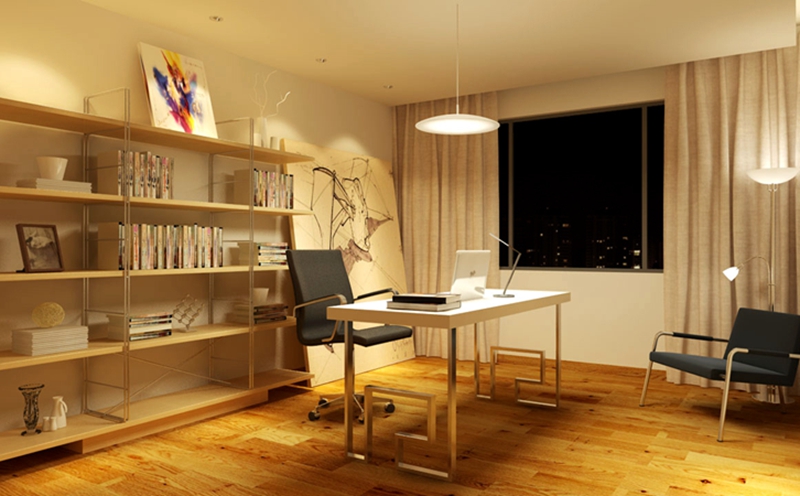 書房燈光布置要點(diǎn)，星空梵高