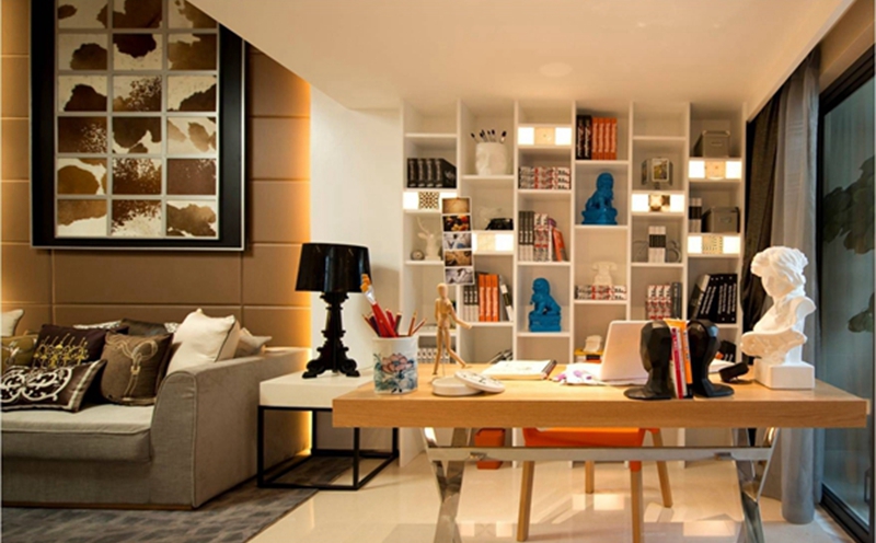 書房燈光布置要點(diǎn)，星空梵高