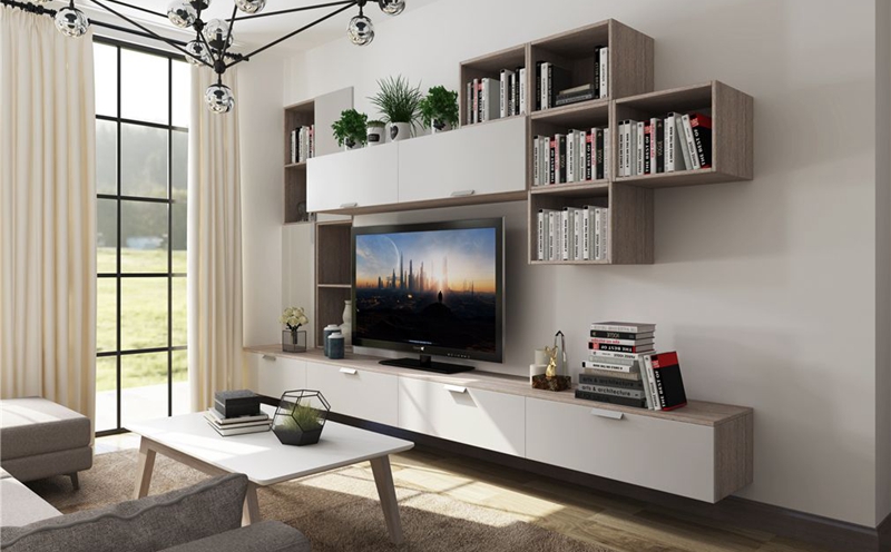 現(xiàn)代風(fēng)格定制電視柜要如何選擇，現(xiàn)代風(fēng)格定制電視柜搭配的注意事項(xiàng)