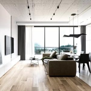 “純色系”打造74㎡輕松、舒適小窩