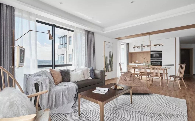 原木風全屋定制家居，星空梵高全屋定制