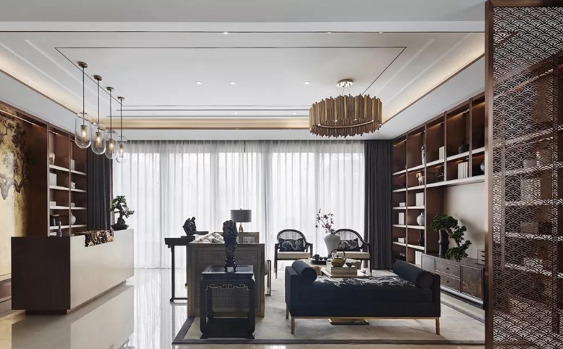 輕奢·新中式風(fēng)格全屋定制，星空梵高全屋定制