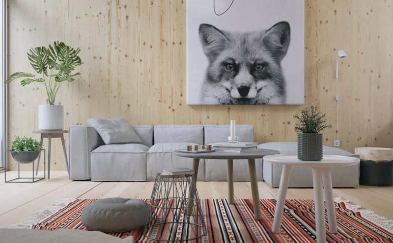 原木風全屋定制家居，星空梵高全屋定制