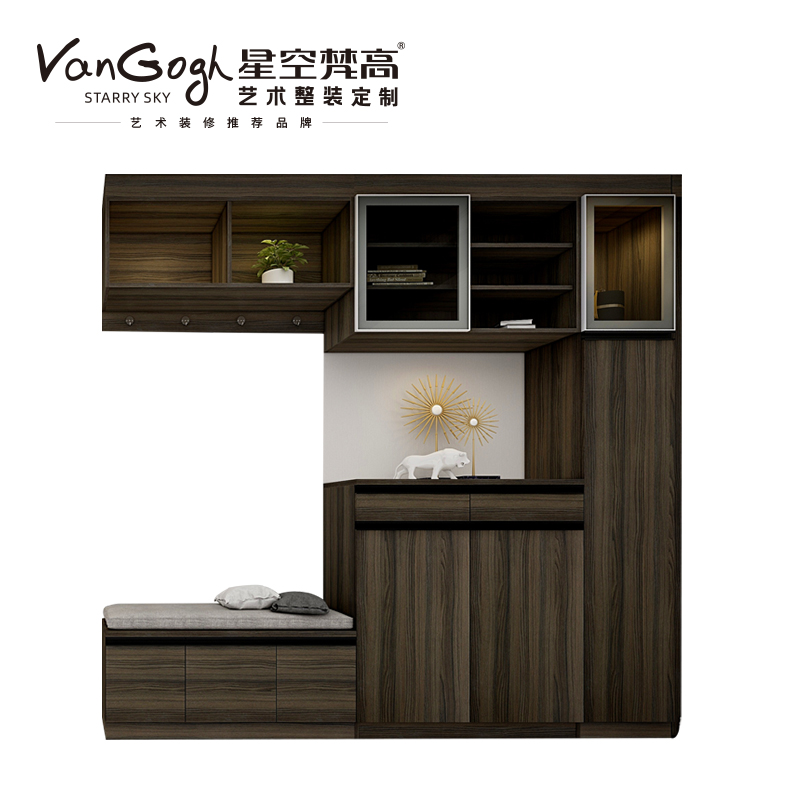 整體定制衣柜 拉納星空·古色古橡玄關(guān)柜 整體定制衣柜 拉納星空·古色古橡玄關(guān)柜